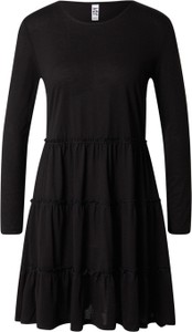 Czarna sukienka JDY w stylu casual z okrągłym dekoltem