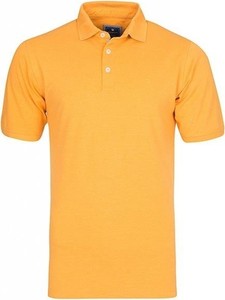 Pomarańczowa koszulka polo Redmond w stylu casual z krótkim rękawem