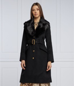 Zara P\u0142aszcz z kapturem czarny W stylu casual Moda Płaszcze Płaszcze z kapturem 