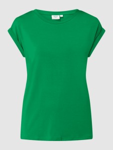 Zielony t-shirt Saint Tropez z krótkim rękawem