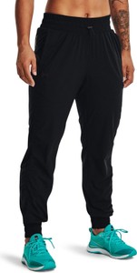 Czarne spodnie sportowe Under Armour w sportowym stylu z dresówki