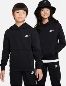 Czarna bluza dziecięca Nike z bawełny