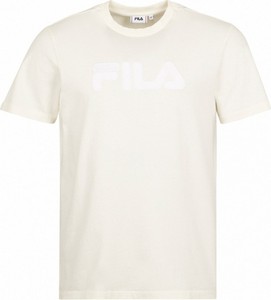T-shirt Fila w sportowym stylu z krótkim rękawem z okrągłym dekoltem