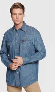 Koszula Wrangler z długim rękawem w stylu casual z jeansu