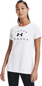 T-shirt Under Armour w sportowym stylu z krótkim rękawem z okrągłym dekoltem