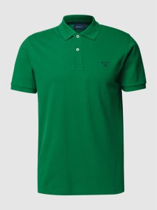Zielona koszulka polo Gant w stylu casual z krótkim rękawem