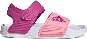 Różowe buty dziecięce letnie Adidas na rzepy