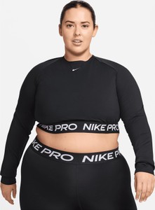 Czarna bluzka Nike z żakardu