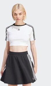 Bluzka Adidas z krótkim rękawem w sportowym stylu z okrągłym dekoltem