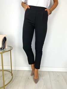 Moda Spodnie Skórzane spodnie Escada Sport Sk\u00f3rzane spodnie czarny W stylu casual 