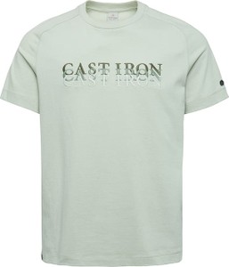 T-shirt Cast Iron z krótkim rękawem w młodzieżowym stylu z bawełny