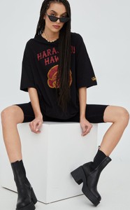 T-shirt Superdry z bawełny w młodzieżowym stylu z okrągłym dekoltem