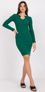 Zielona sukienka 5.10.15 w stylu casual z długim rękawem