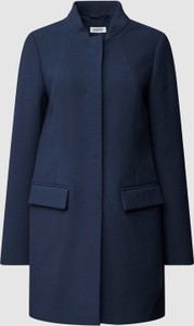 Granatowy płaszcz Esprit w stylu casual bez kaptura