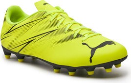 Żółte buty sportowe Puma w sportowym stylu