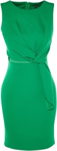 Zielona sukienka Trendyol dopasowana bez rękawów
