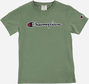 Zielona koszulka dziecięca Champion