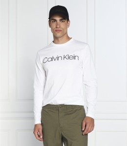 Koszulka z długim rękawem Calvin Klein w młodzieżowym stylu