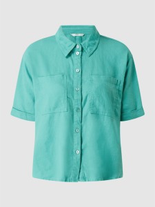 Zielona koszula Only w stylu casual z krótkim rękawem