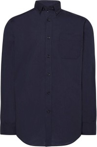 Koszula JK Collection z kołnierzykiem button down z bawełny z długim rękawem