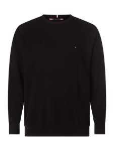 Czarny sweter Tommy Hilfiger w stylu casual z bawełny