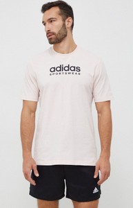 T-shirt Adidas z bawełny