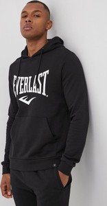 Czarna bluza Everlast w młodzieżowym stylu z dzianiny