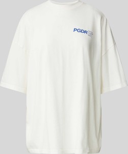 T-shirt Pegador z okrągłym dekoltem z bawełny w stylu casual