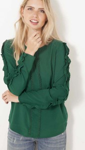 Zielona bluzka Camaieu w stylu casual