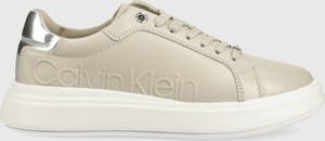 Buty sportowe Calvin Klein w sportowym stylu ze skóry na platformie