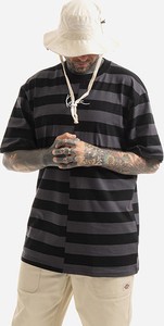 Czarny t-shirt Karl Kani w młodzieżowym stylu z długim rękawem