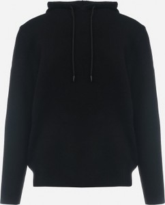Czarny sweter born2be z okrągłym dekoltem w młodzieżowym stylu