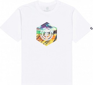 T-shirt Element z nadrukiem z bawełny w młodzieżowym stylu