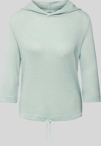 Miętowy sweter Opus w stylu casual