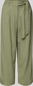 Zielone spodnie Only z bawełny w stylu retro