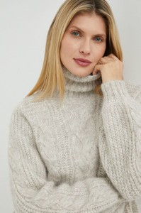 Sweter Bruuns Bazaar z wełny w stylu casual