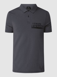 Koszulka polo Armani Exchange w stylu casual z krótkim rękawem