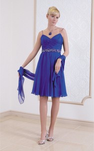 Niebieska sukienka Fokus