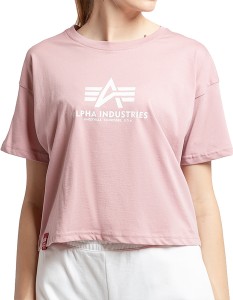 T-shirt Alpha Industries z bawełny z krótkim rękawem
