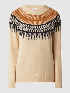 Sweter Saint Tropez w stylu skandynawskim w stylu casual z wełny