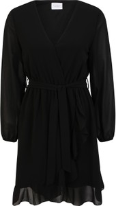 Czarna sukienka Sister'S Point z dekoltem w kształcie litery v