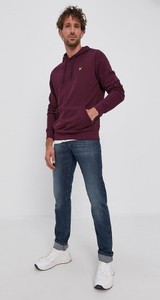 Fioletowa bluza Lyle & Scott w stylu casual z bawełny