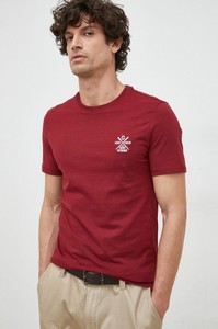 Czerwony t-shirt Guess w stylu casual