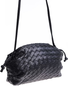 Czarna torebka Pantofelek24 w stylu glamour