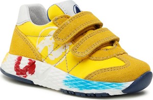 Żółte buty sportowe dziecięce Naturino na rzepy