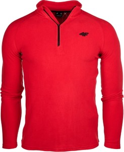 Czerwona bluza 4F z polaru