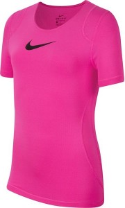 Różowa koszulka dziecięca Nike z krótkim rękawem