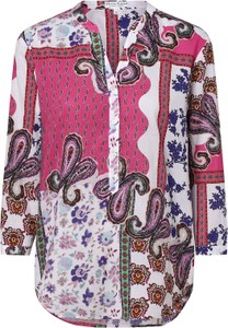 Bluzka Marie Lund z długim rękawem w stylu casual z dekoltem w kształcie litery v