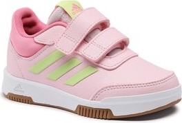 Różowe buty sportowe dziecięce Adidas dla dziewczynek na rzepy