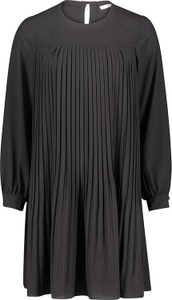 Czarna sukienka BETTY & CO z długim rękawem w stylu casual